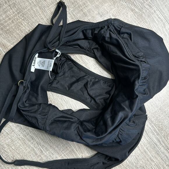 NWT ANDIE Women's Black Sardinia One Piece Swimsuit - Picture 9 of 10